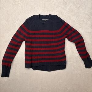 Veronica Beard Jeans Striped Ribbed Sweater (Women’s L)